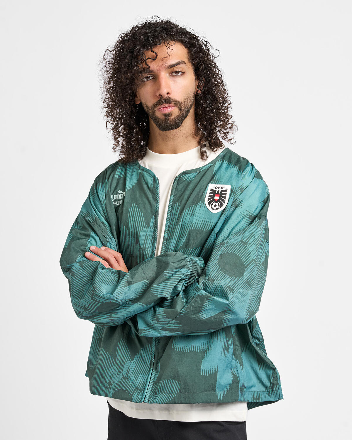 BE:FIRST STADIUM ジャケット Puma x SALEHE BEMBURY Austria KING Track Jacket | 635081-74 | AFEW